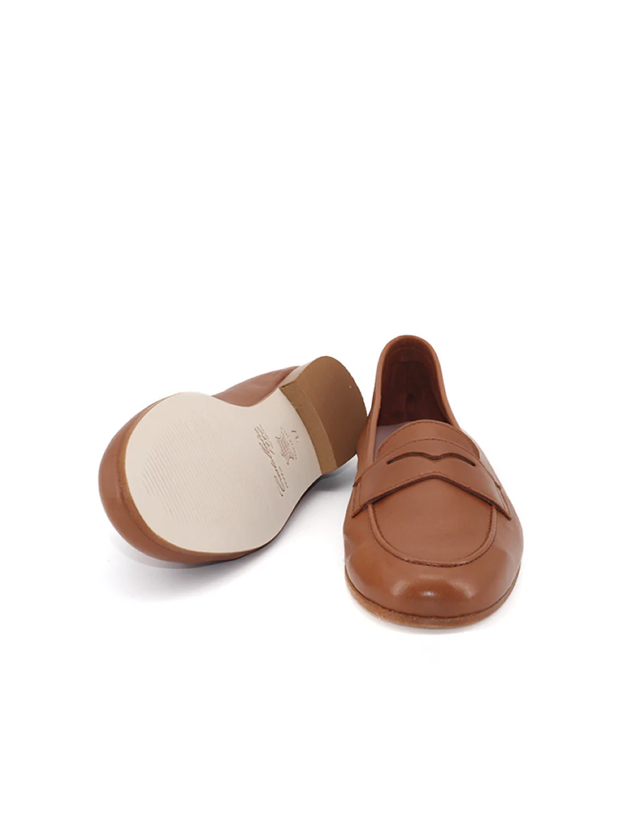 Mocasín Asunción mujer en piel color cuero – Hecho en España | Castellano® 1920 Madrid - Image 4