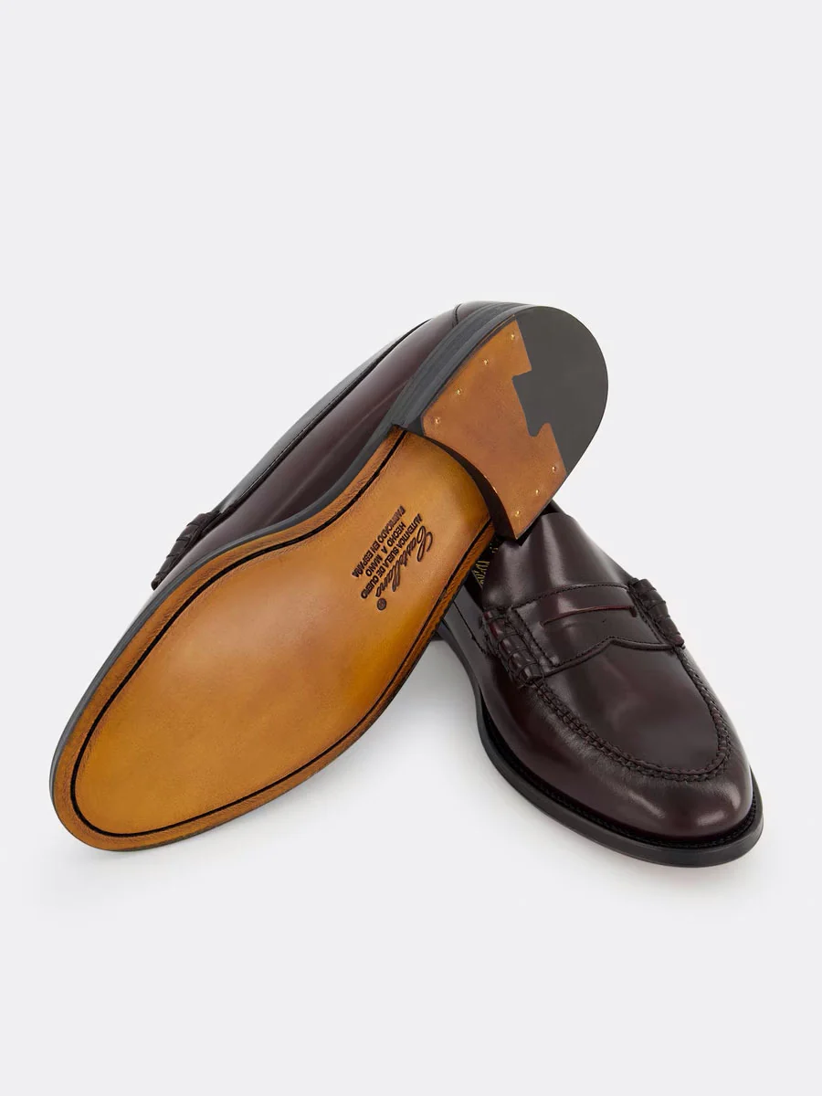Castellano Mocasines de hombre con antifaz 5510 piel antik sirach - Image 3
