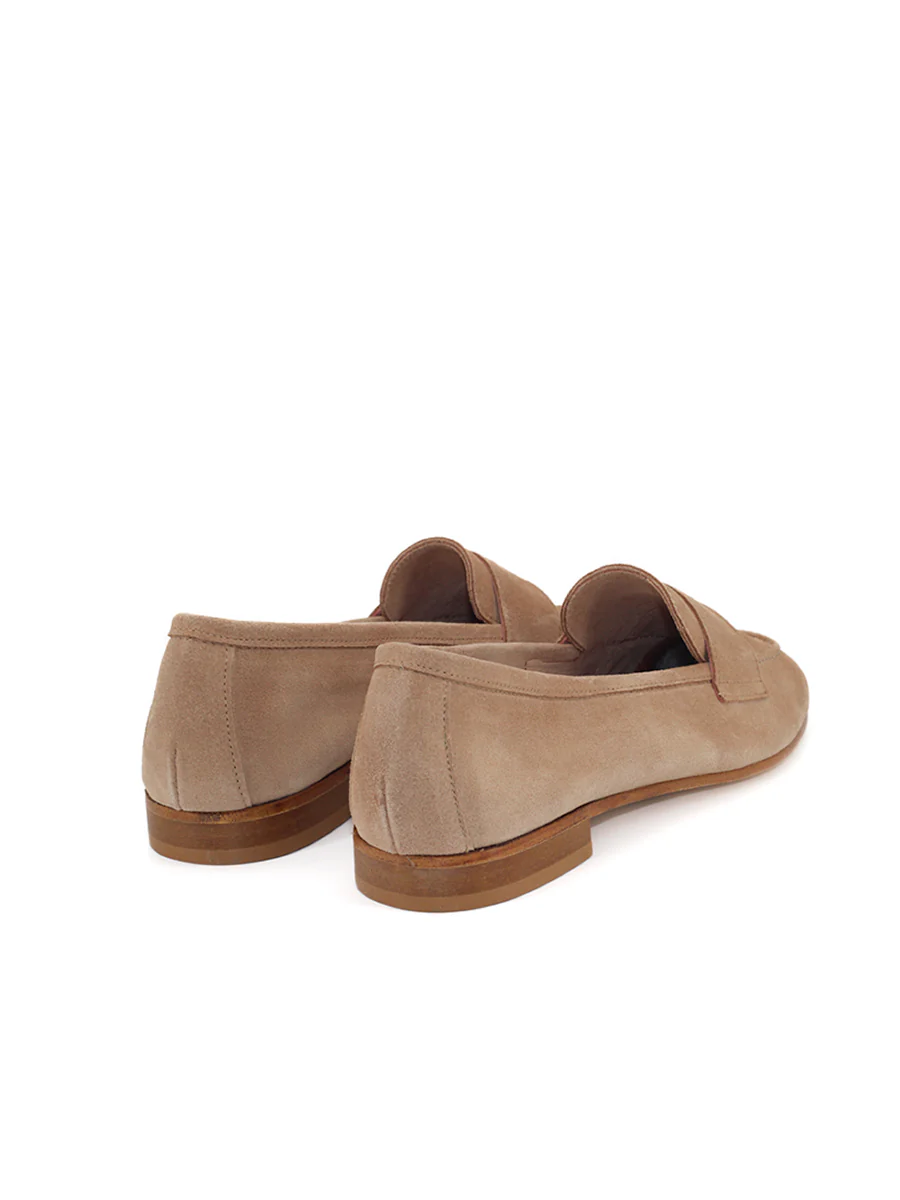 Mocasín Bandera mujer en ante arena – Hecho en España | Castellano® 1920 Madrid - Image 3