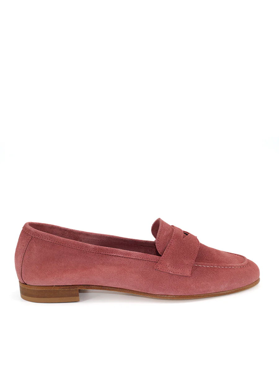 Mocasín Bandera mujer en ante maquillaje – Hecho en España | Castellano® 1920 Madrid