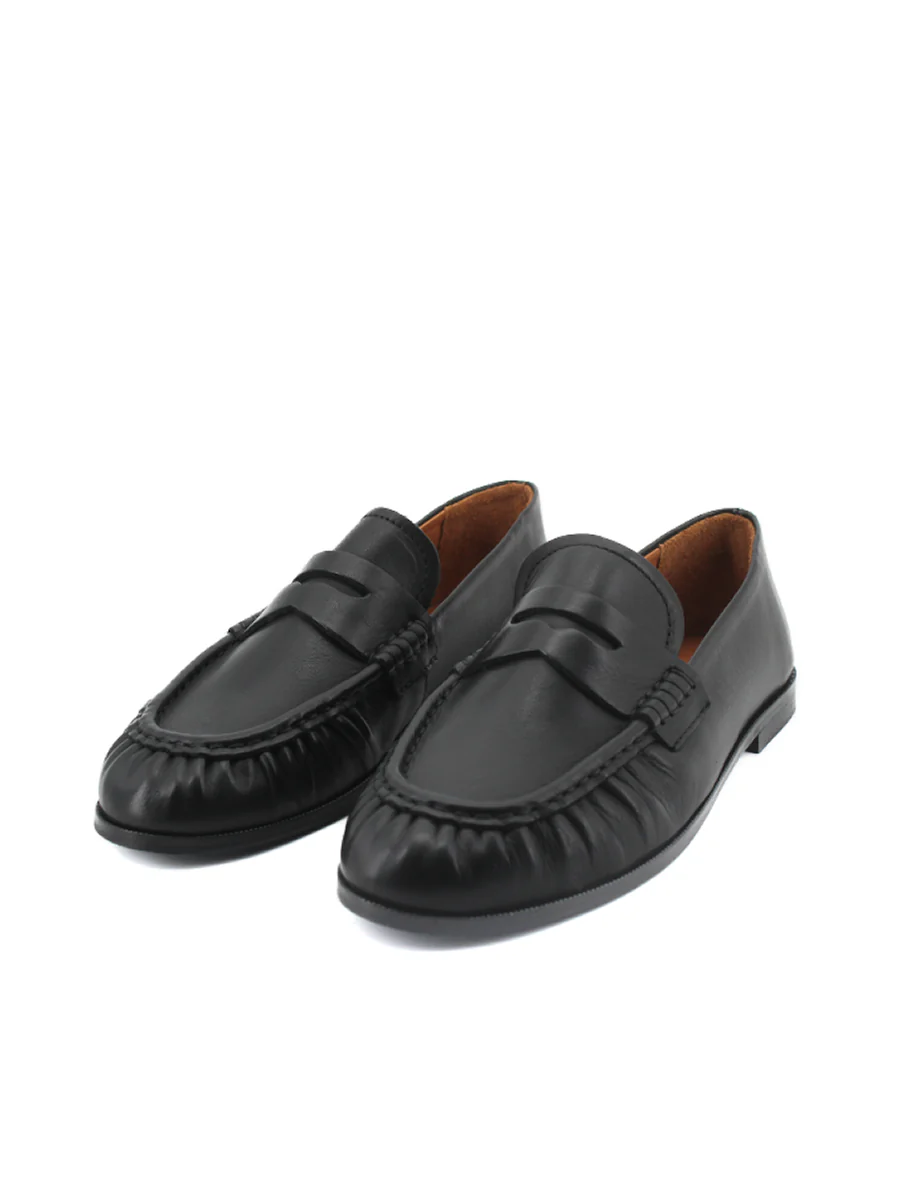 Mocasín Hana mujer en piel color negro - Image 2