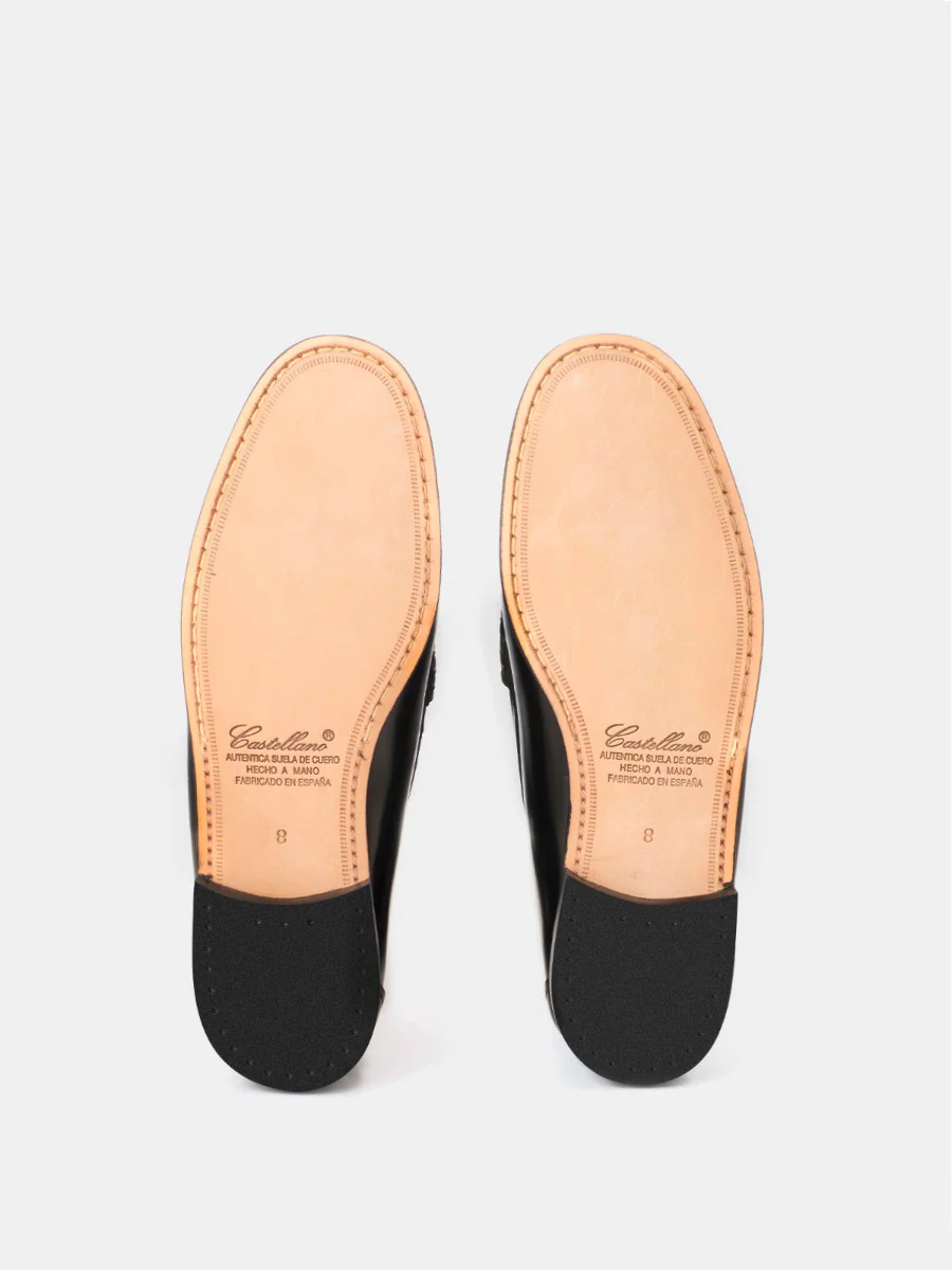 Mocasines 1010 de piel antik color negro - Image 4