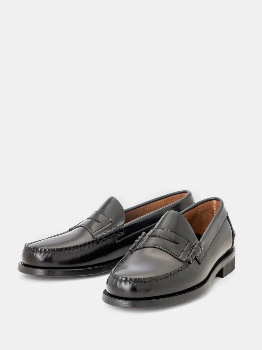 Mocasines 1900 de piel calf color negro - Image 2