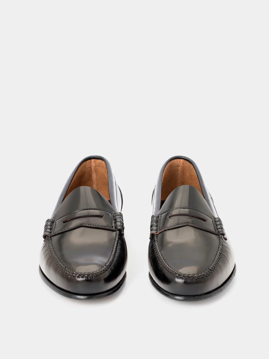 Mocasines 2200 de piel antik color negro - Image 3