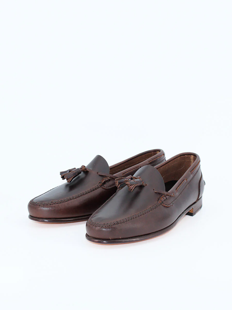 Mocasines 2205 de piel becerro color cacao - Image 2