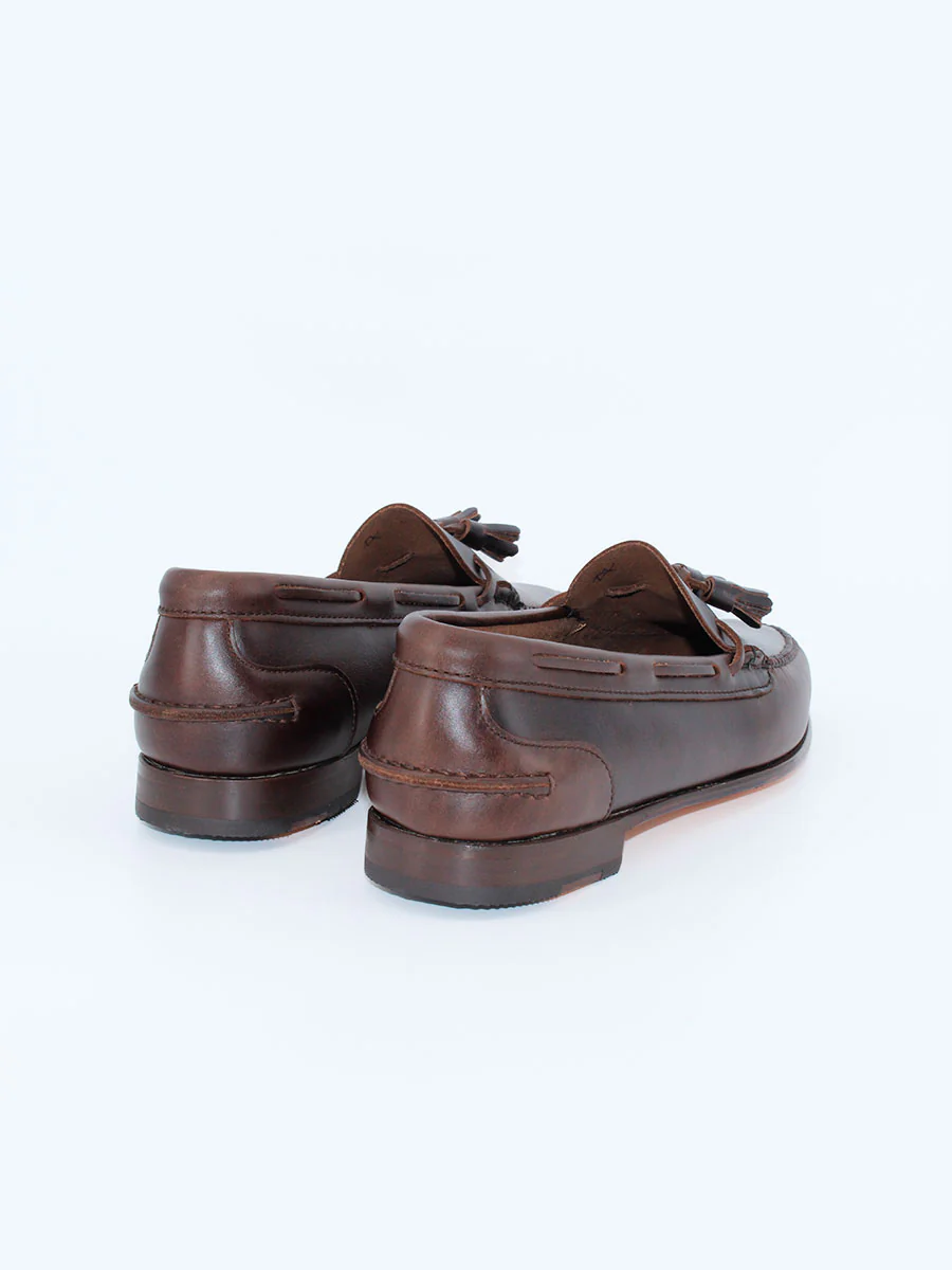 Mocasines 2205 de piel becerro color cacao - Image 3