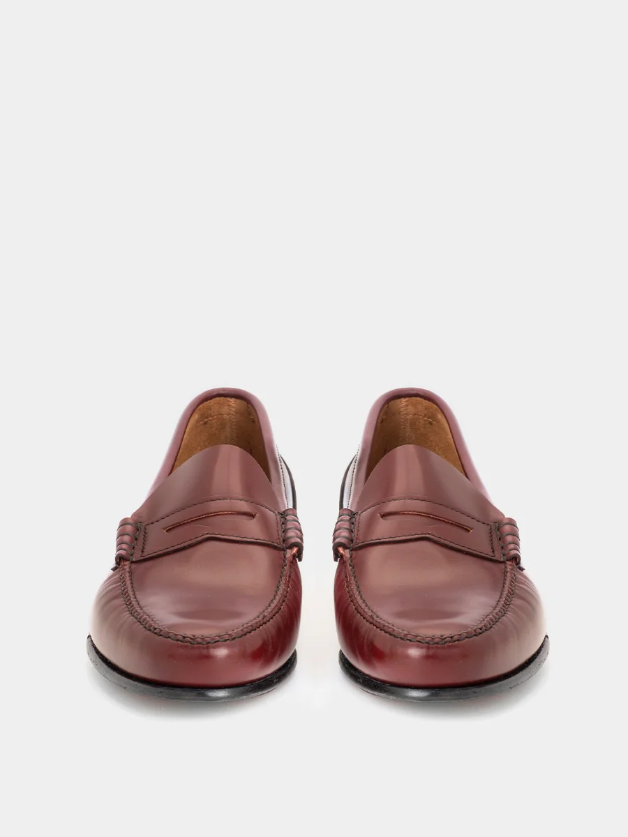 Mocasines 2200 de piel calf color corinto - Image 3