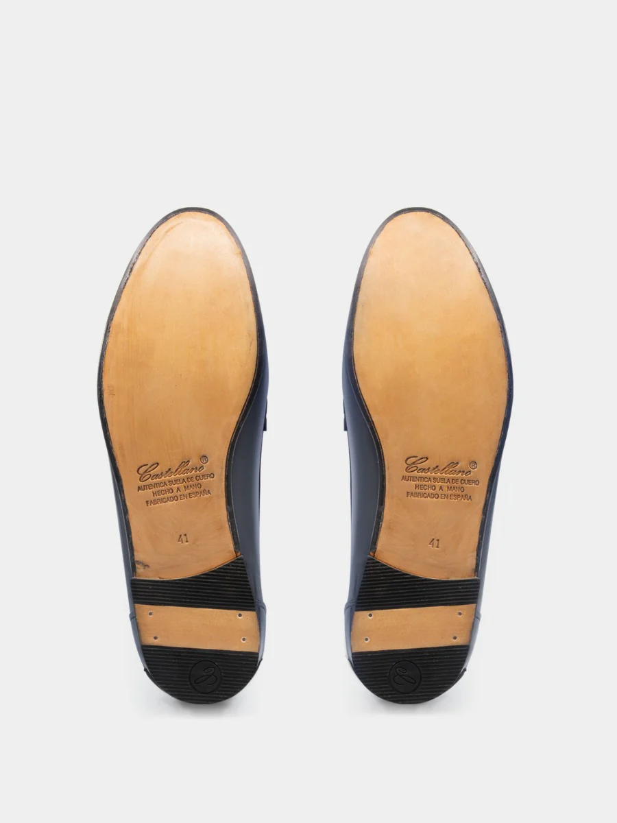 Mocasines 2200 de piel calf color marino - Image 4