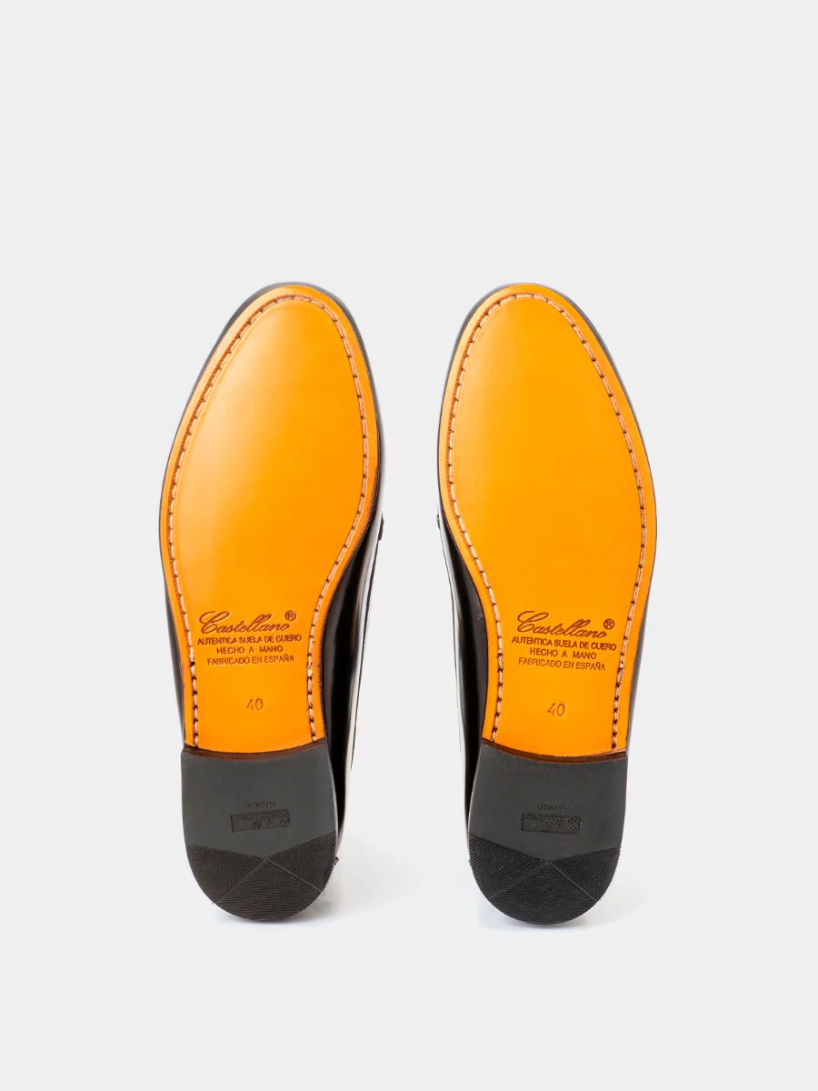 Mocasines 2200P de piel antik color negro - Image 4