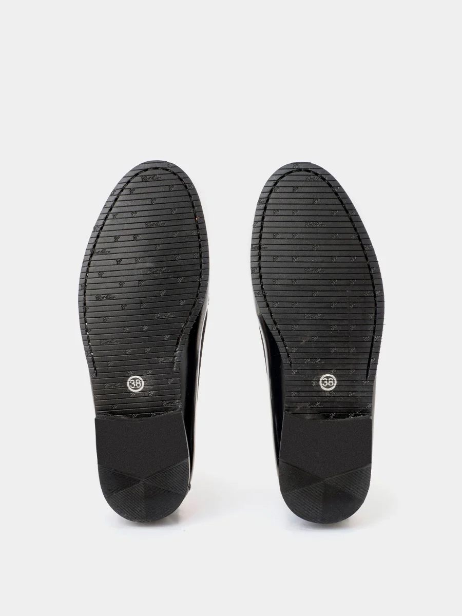 Mocasines 2200P de piel antik color negro - Image 5
