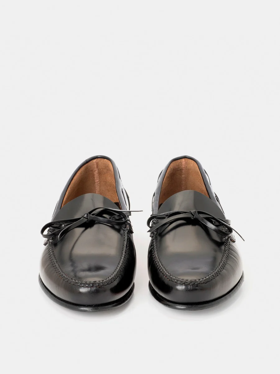 Mocasines Castellano® 2204 en piel antik color negro - Image 3