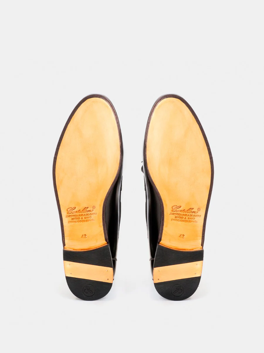Mocasines Castellano® 2204 en piel antik color negro - Image 4