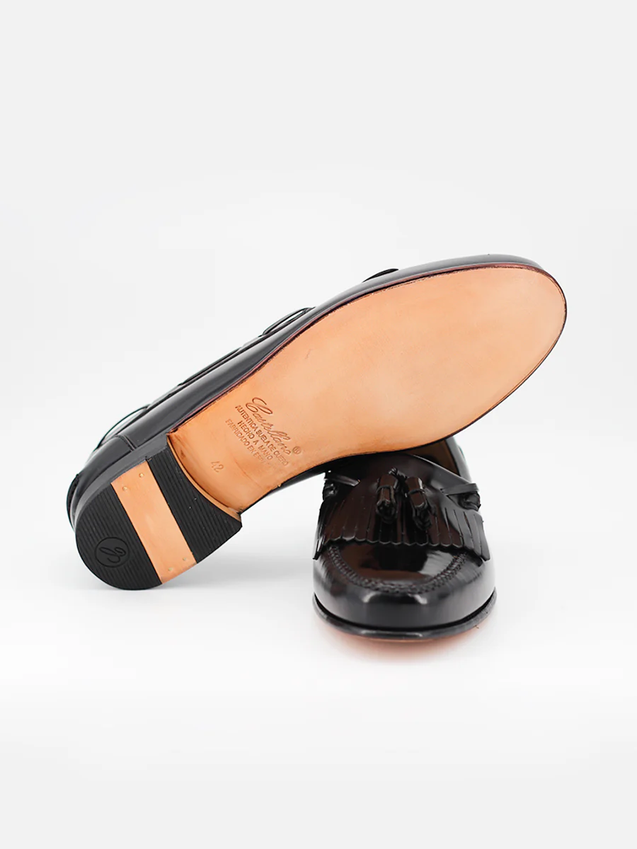 Mocasines 2245 de piel antik color negro - Image 4