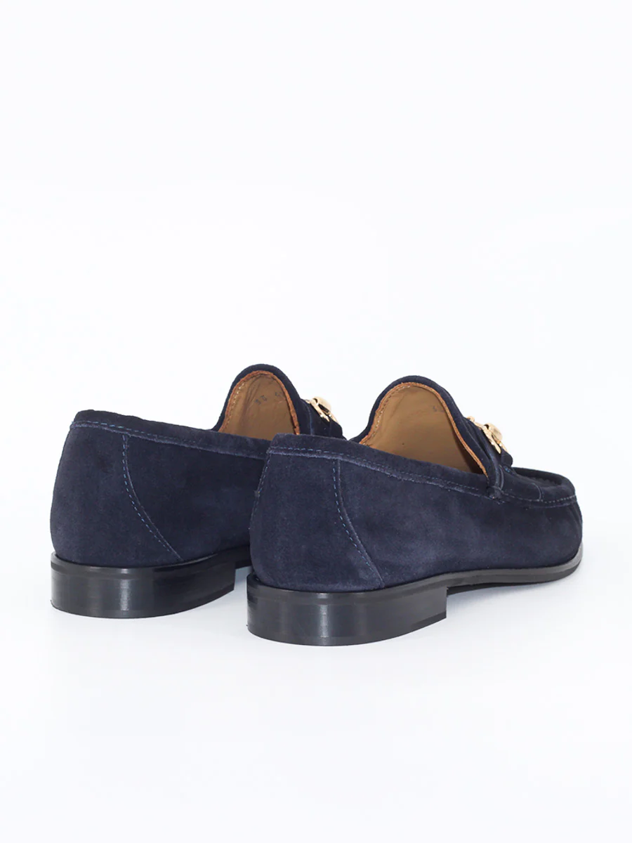Mocasines 33 ante color azul marino - Image 4