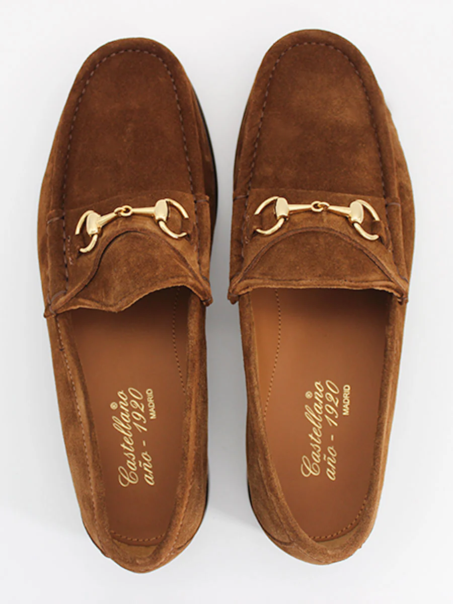 Mocasines 33 ante color cuero - Image 4