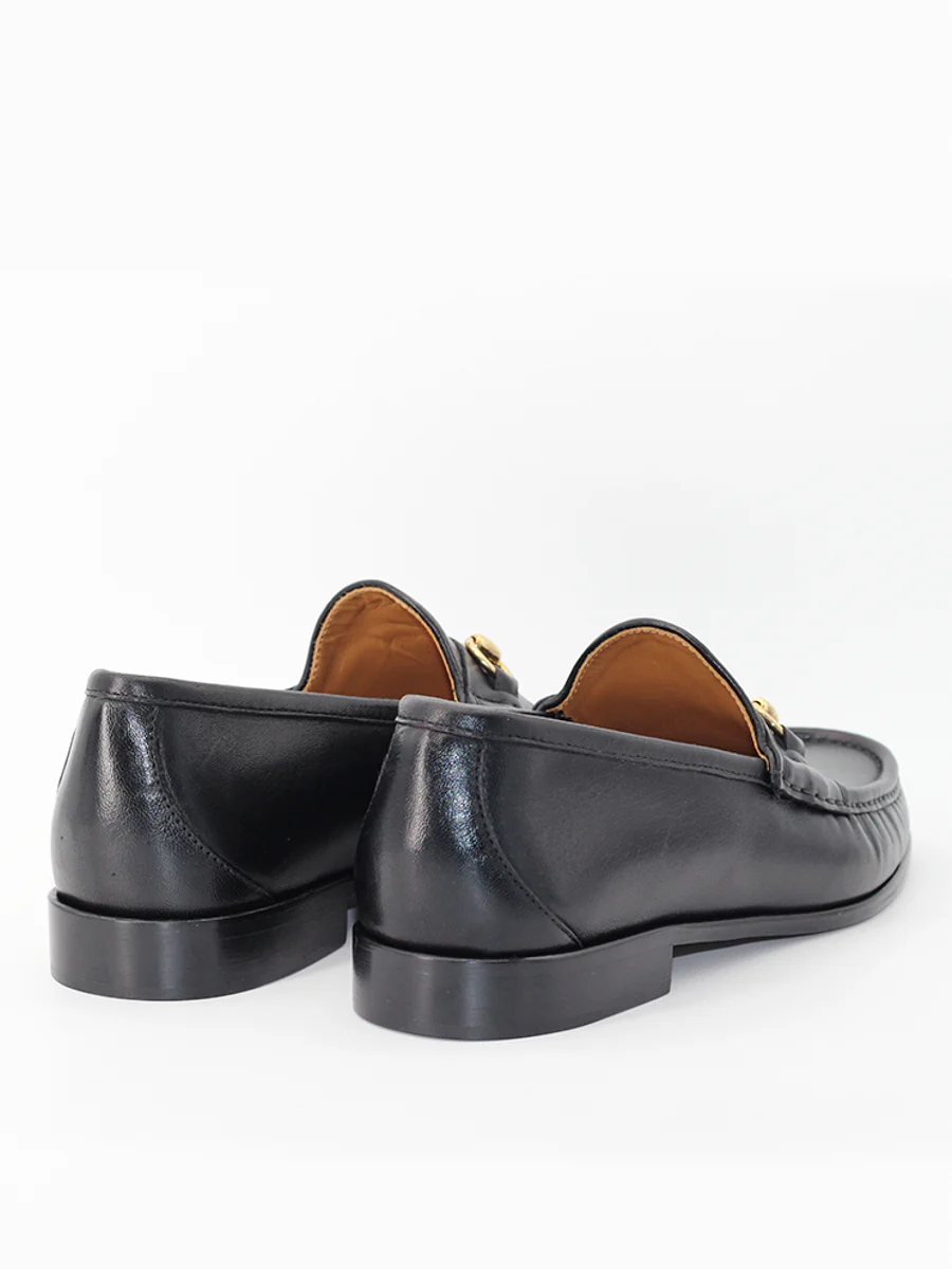 Mocasines 33 Nappa Portofino color negro - Image 4