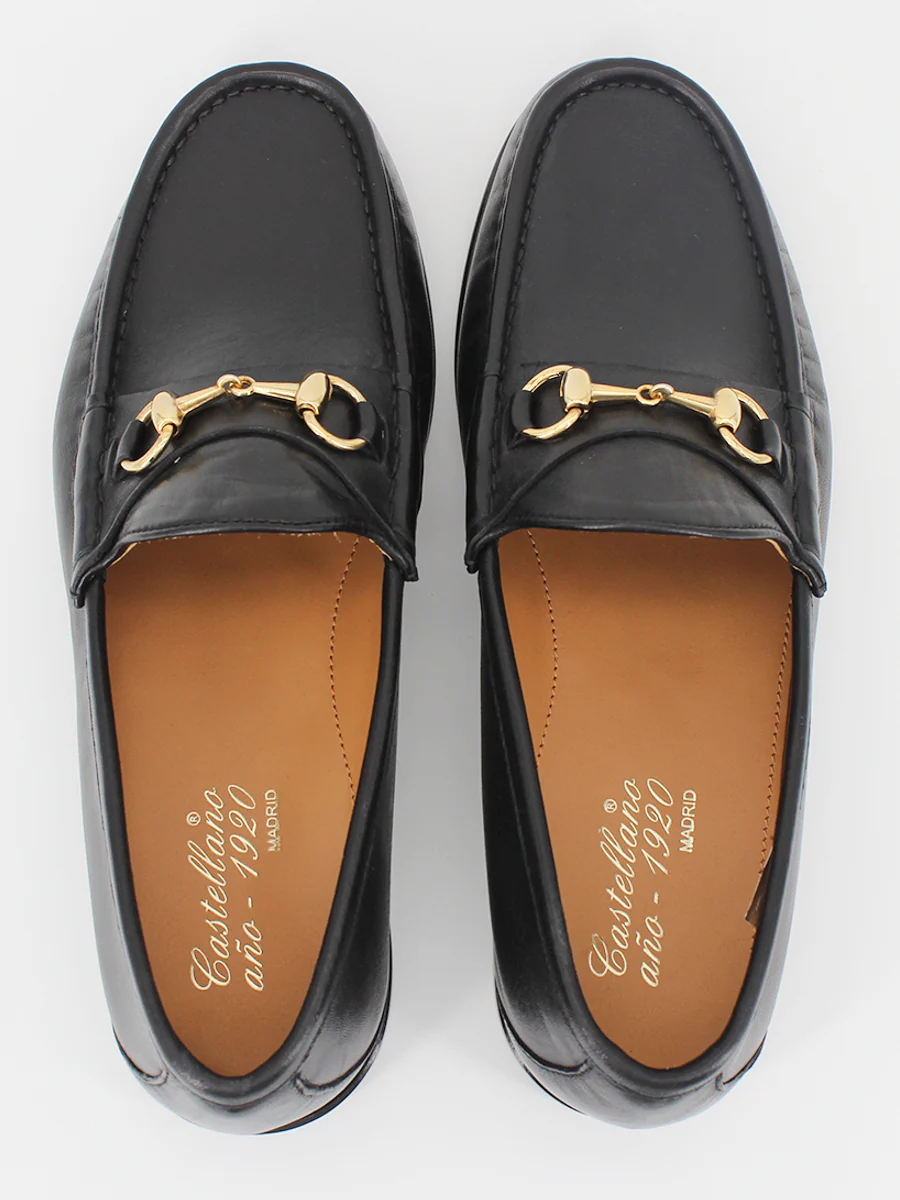 Mocasines 33 Nappa Portofino color negro - Image 5