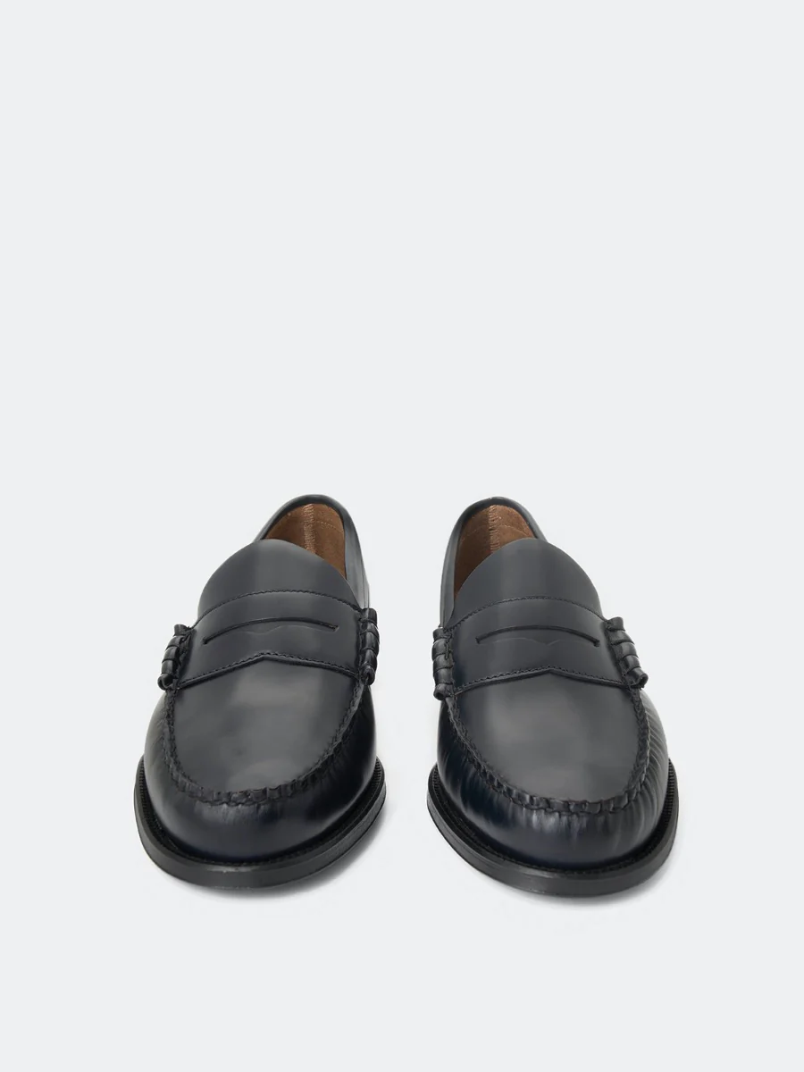 Mocasines 7900 de piel antik color marino - Image 3