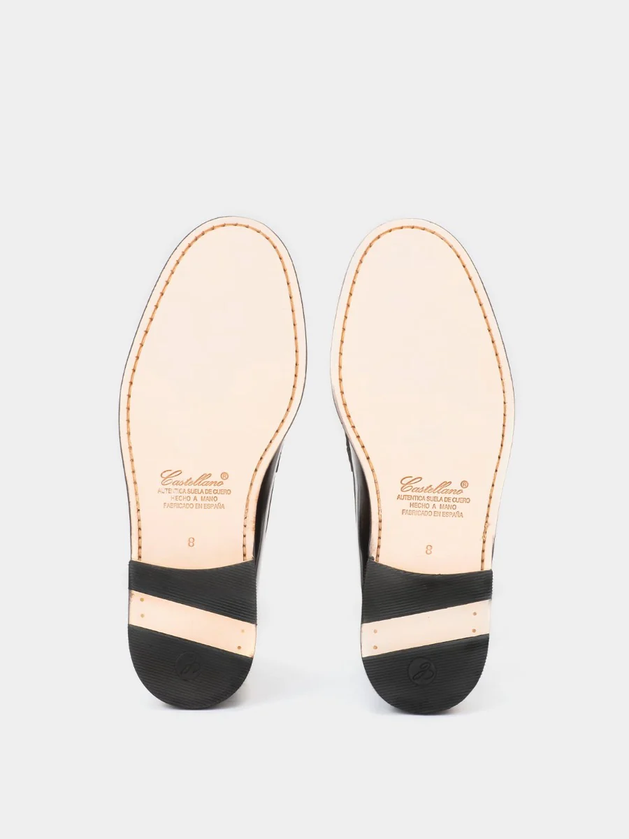 Mocasines 800 de piel antik color negro - Image 4