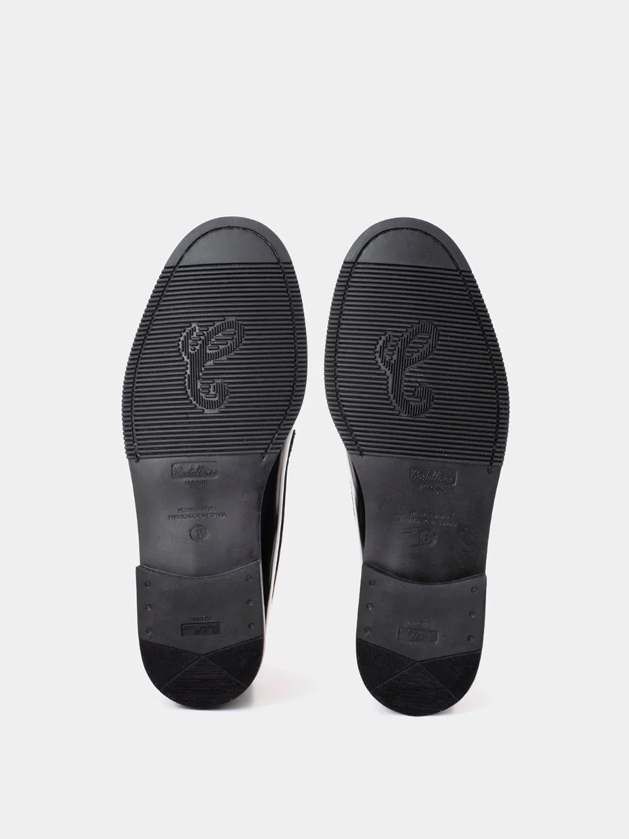 Mocasines 802 de piel antik color negro - Image 4