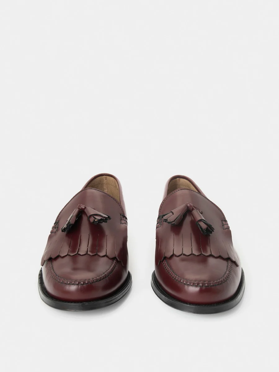 Mocasines 832 de piel calf color corinto - Image 3