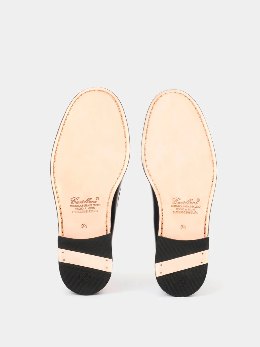 Mocasines 832 de piel calf color marino - Image 4