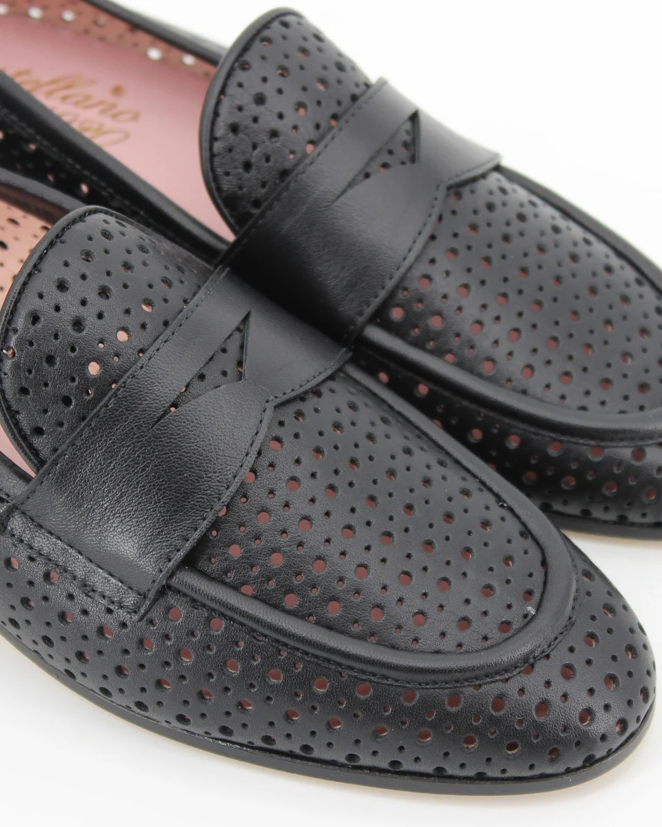 Mocasines Avegno piel color negro - Image 3