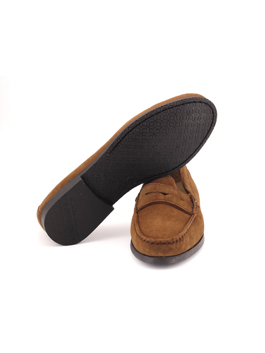 Mocasines Castellano® de ante para mujer – Modelo 471 color cuero - Image 4