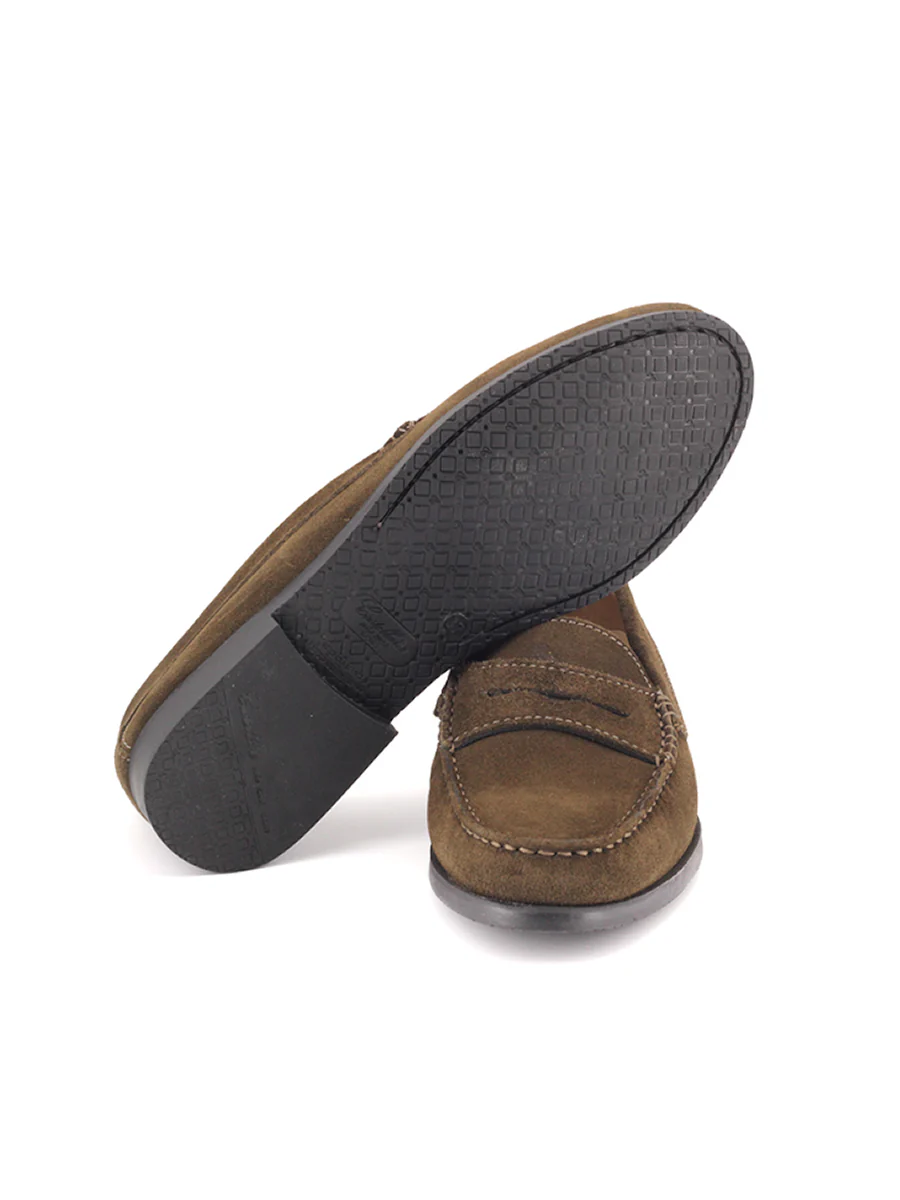 Mocasines Castellano® de ante para mujer – Modelo 471 color kaki - Image 4