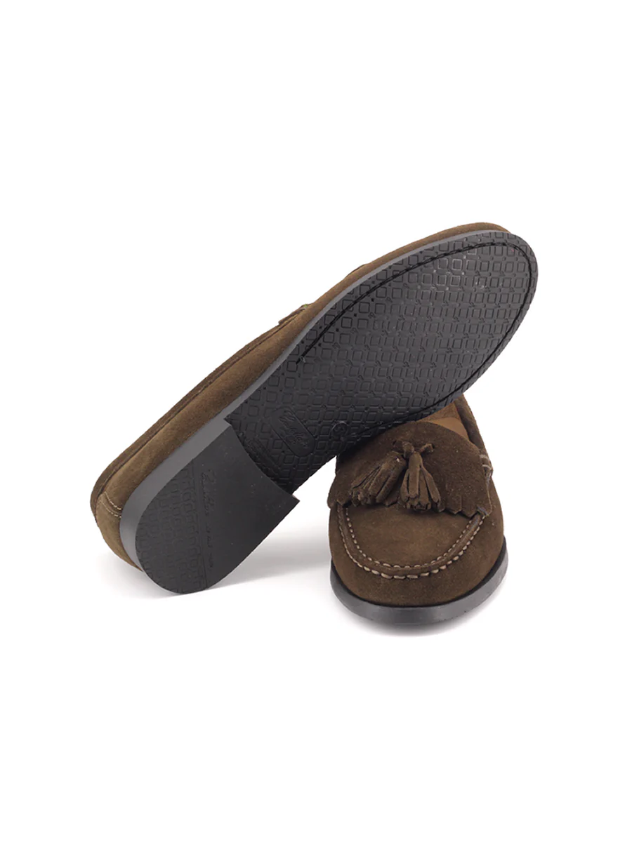 Mocasines Castellano® de ante para mujer – Modelo 492 color kaki - Image 4