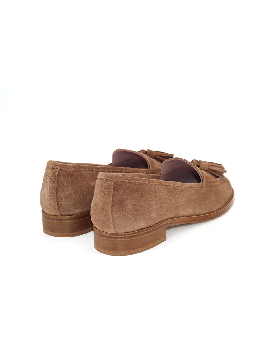 Mocasines Castellano® de ante para mujer - Modelo Ibiza color marble - Image 3