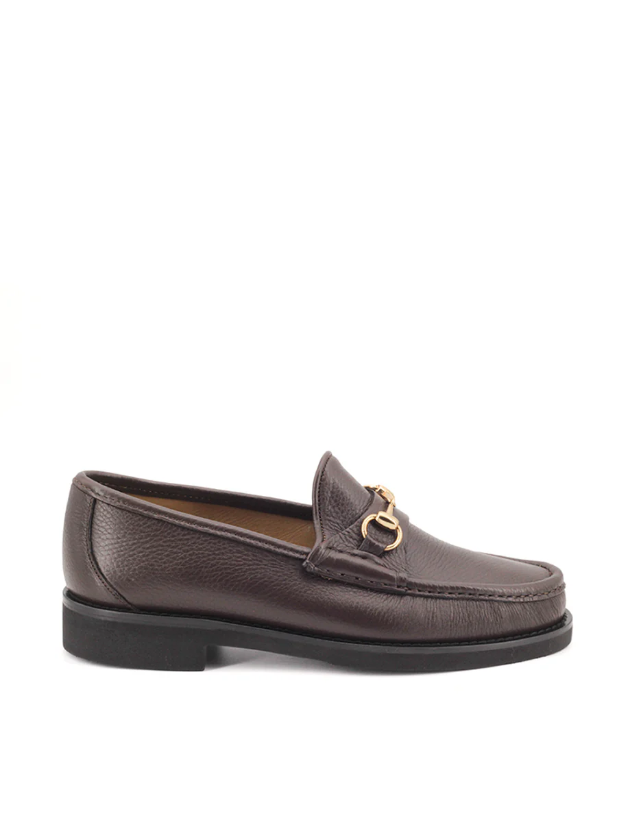 Mocasines Castellano® de piel ciervo para hombre – Modelo 33 color marrón