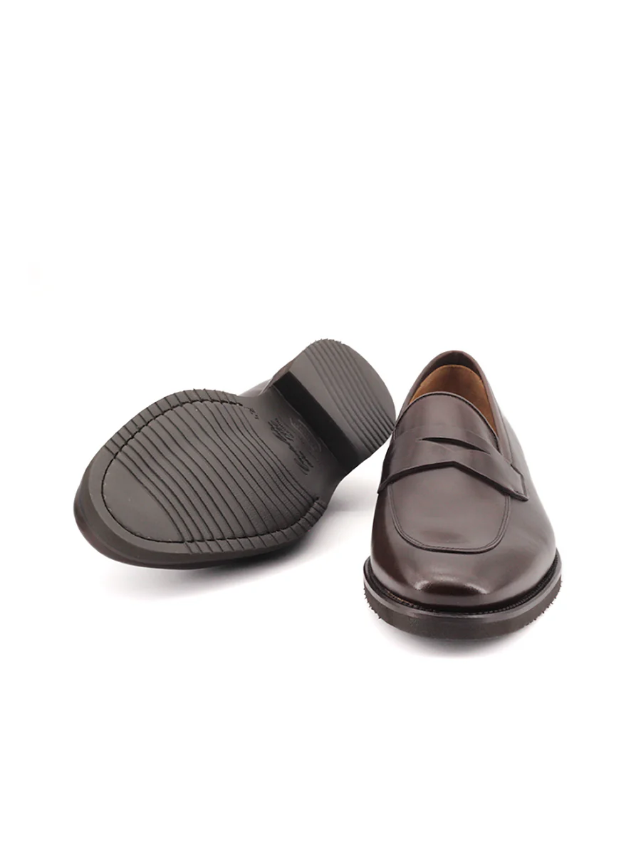 Mocasines Castellano® de piel para hombre con antifaz – Modelo Vittorio color niger - Image 4