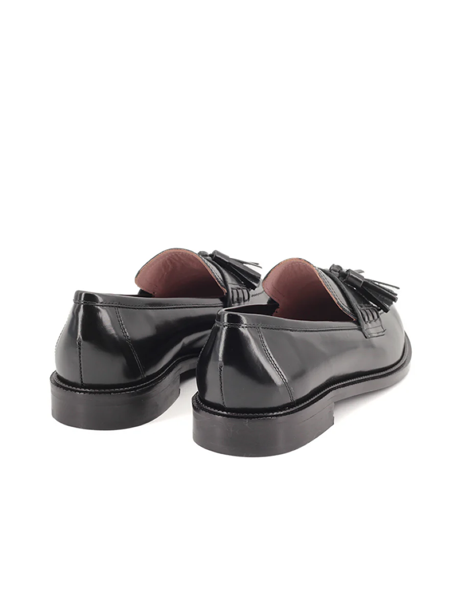 Mocasines Castellano® de piel para mujer - Modelo Angeli color negro - Image 3