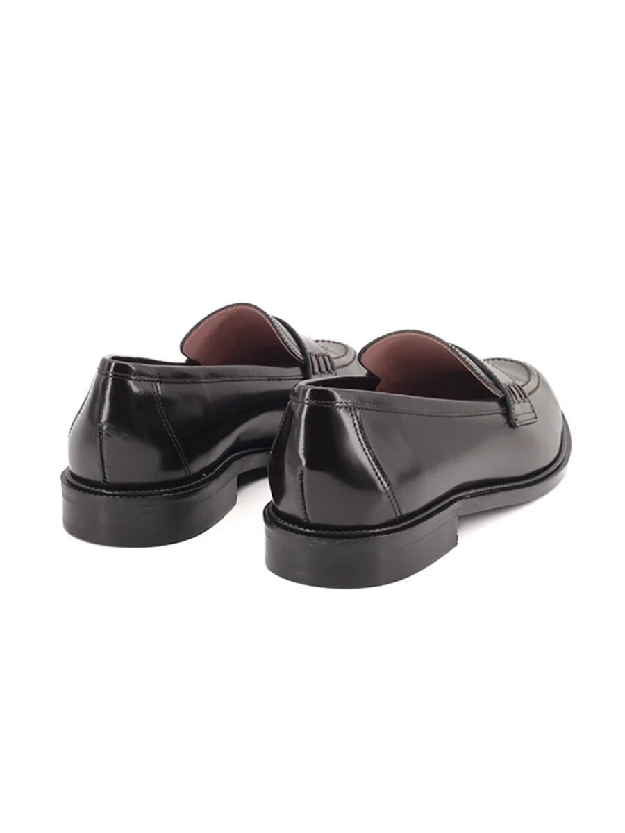 Mocasines Castellano® de piel para mujer - Modelo Grimaldi color testa - Image 3