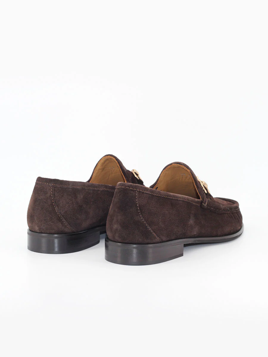 Mocasines de hombre 33 ante color marron - Image 4