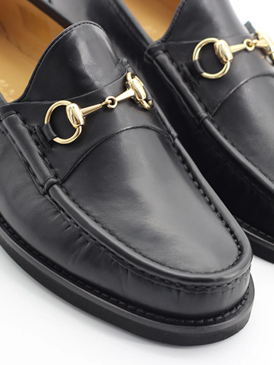 Mocasines Castellano® de piel para hombre – Modelo 33 color negro - Image 3