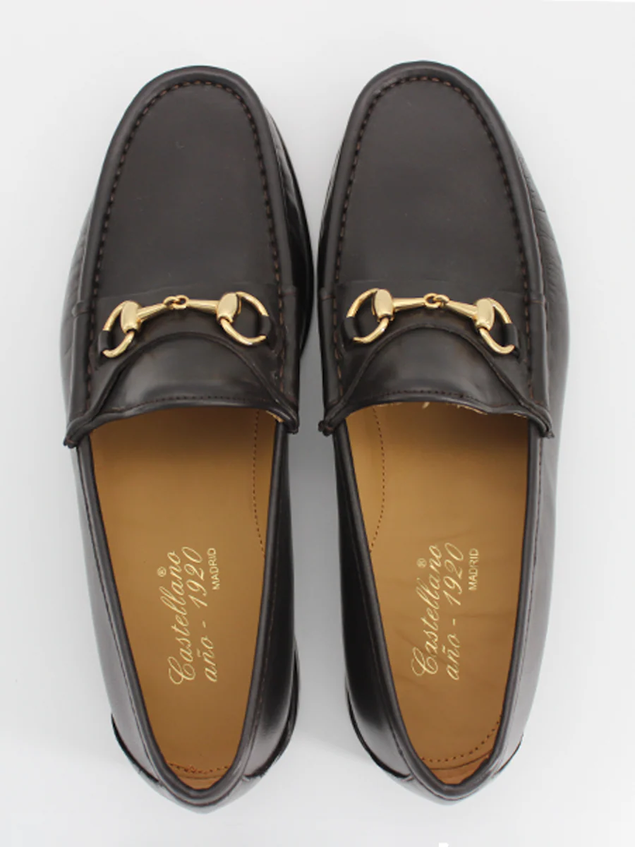 Mocasines de hombre 33 nappa color marrón - Image 4