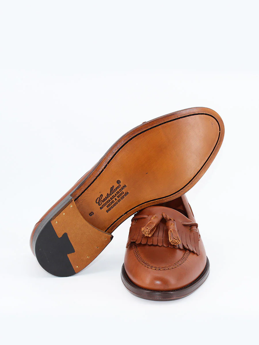 Mocasines de hombre 5545 piel de becerro con borlas color brand - Image 4