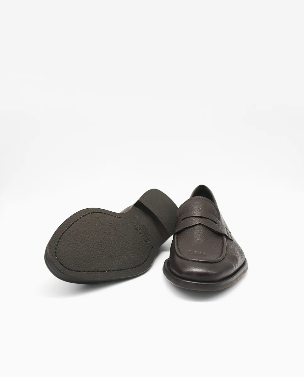 Mocasines de hombre Casa Campo en piel de ciervo color marrón - Image 3
