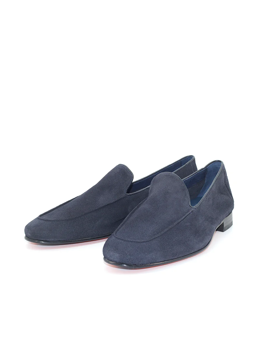 Mocasines de hombre La Romana en serraje marino - Image 2