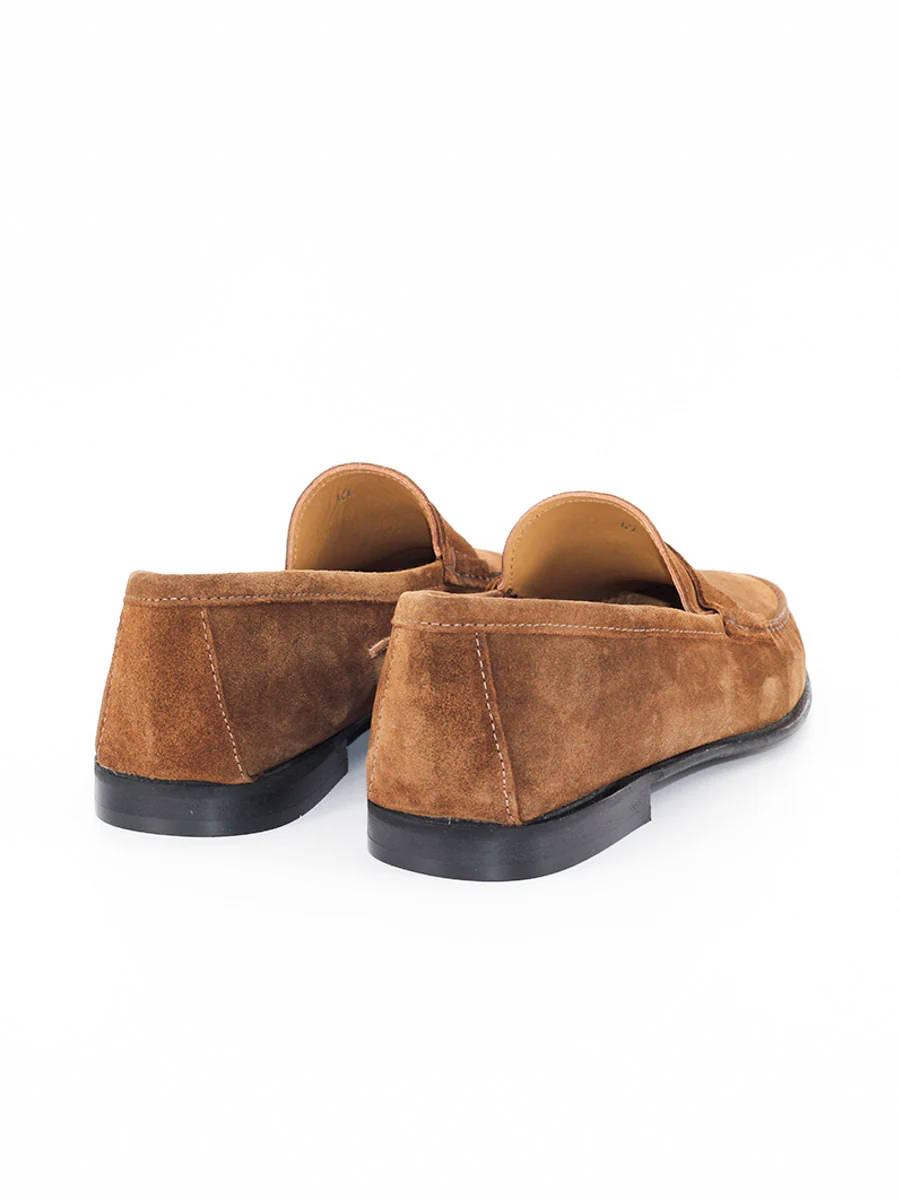 Mocasines de hombre Paolo en ante color cuero - Image 3