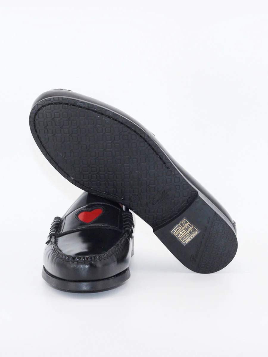 ON DEMAND - Mocasines de mujer 3208P piel antik color negro - Image 4