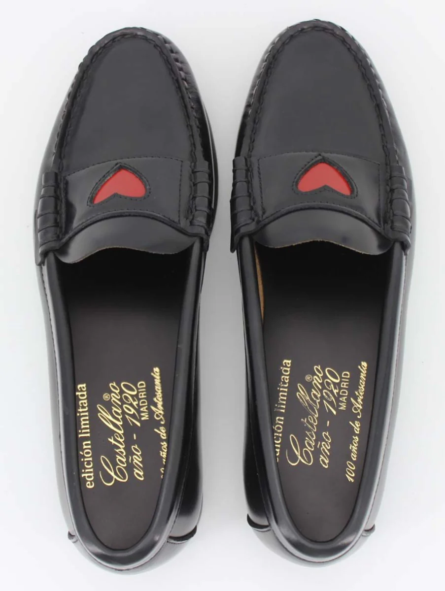 ON DEMAND - Mocasines de mujer 3208P piel antik color negro - Image 5