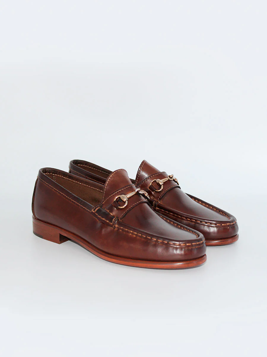 Mocasines de mujer 341 piel dive color marrone - Image 2