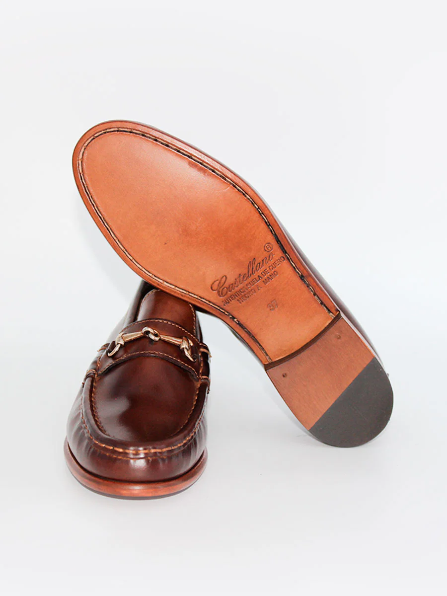 Mocasines de mujer 341 piel dive color marrone - Image 4