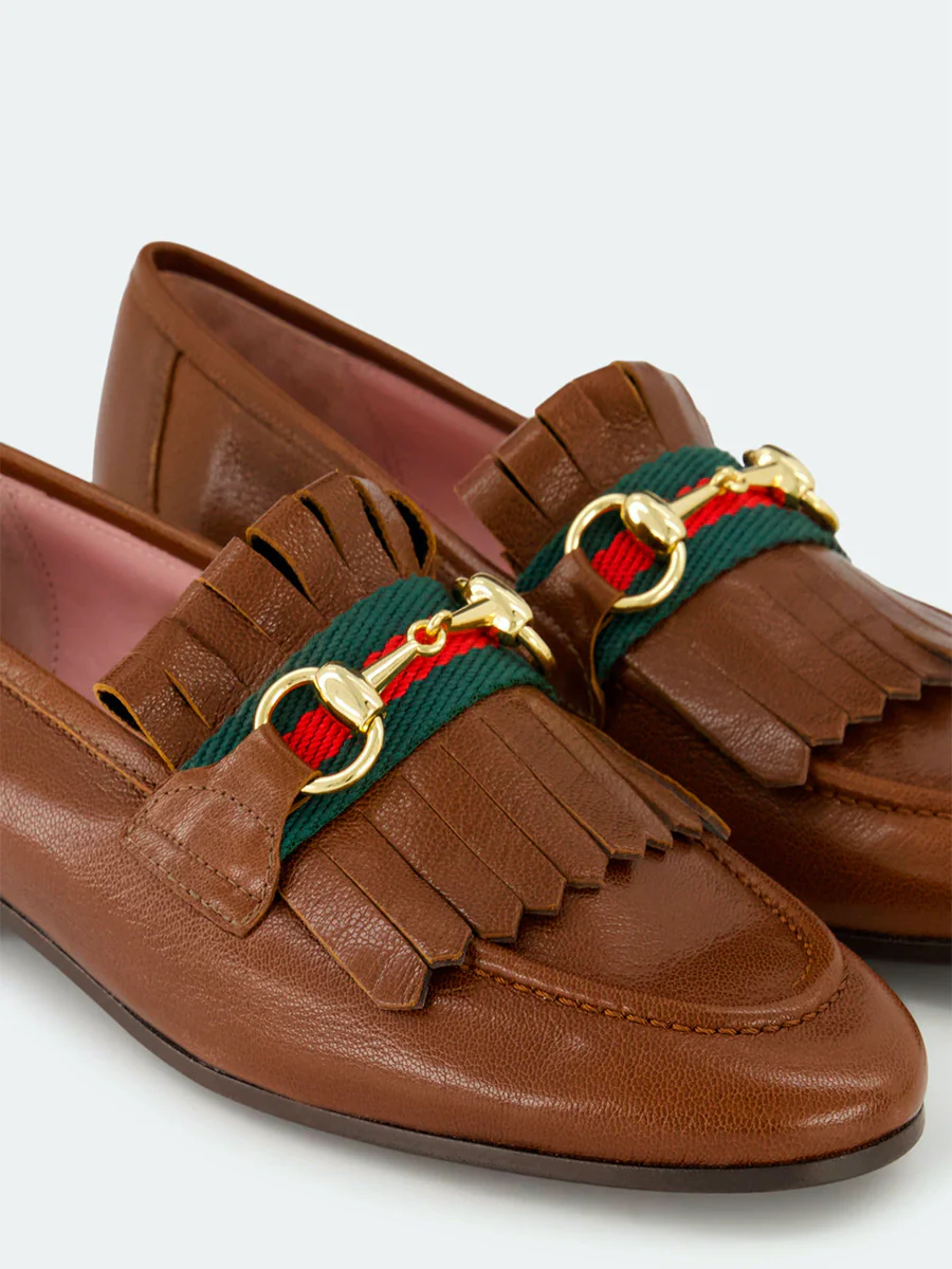 Mocasines de mujer Rialto piel color cuero - Image 4