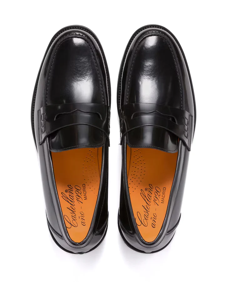 Mocasines Florencia de piel antik color negro - Image 3