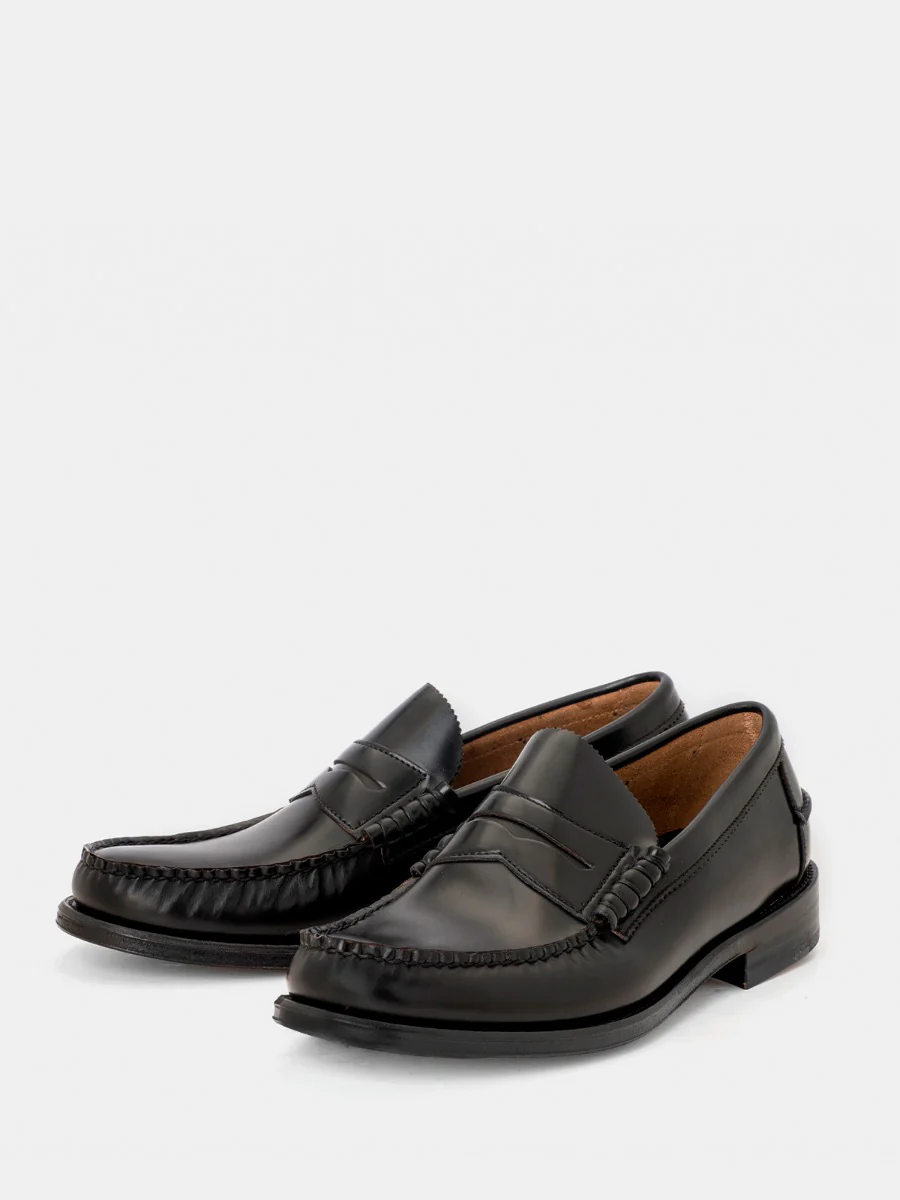 Mocasines L100 de piel calf color negro - Image 2