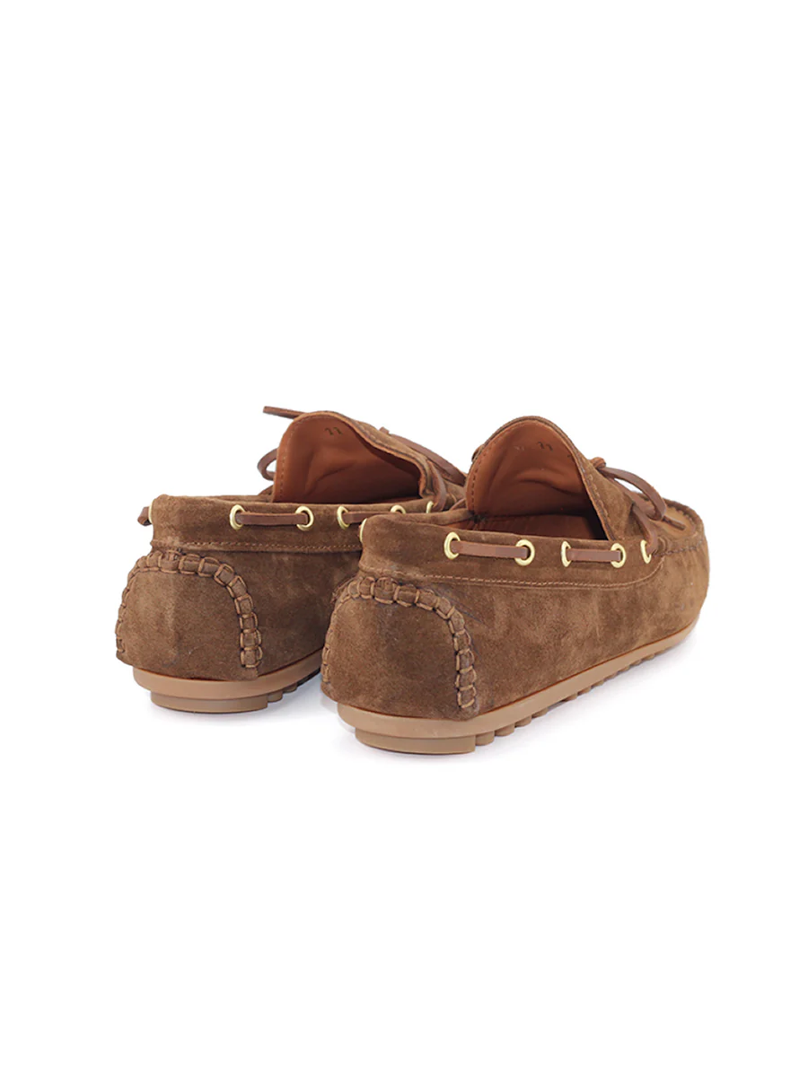 Mocasines modelo 11 lazo ante color cuero - Image 3